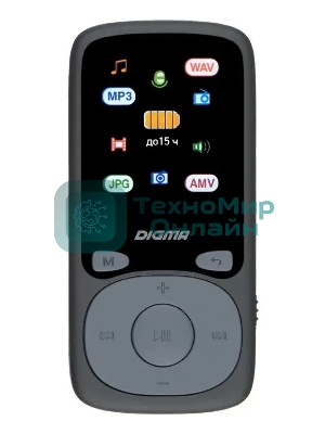 Плеер Hi-Fi Flash Digma B4 8Gb черный/1.8