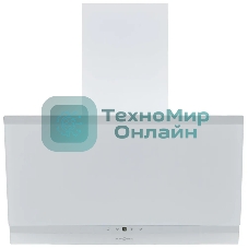 Вытяжка наклонная Krona Irma A 600 White S белый/серебристый, 59.5 см, 1300 куб. м/ч, 65 дБ