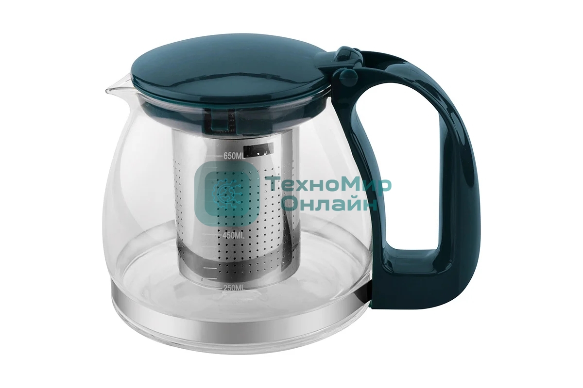 Чайник заварочный MALLONY Decotto-AS-750 из жаропрочного стекла, 750 мл