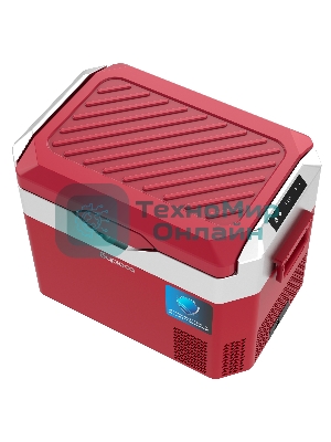 Холодильник автомобильный бордовый Бирюса НС-30P3