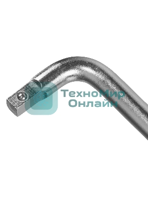 Вороток Г-образный Denzel 150x40 мм, квадрат 1/4