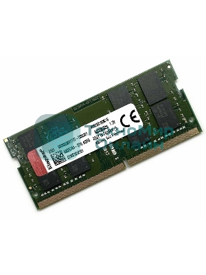 Оперативная память Kingston ValueRAM, DDR4, 16GB (1x16GB), 2666MHz, CL19, SO-DIMM