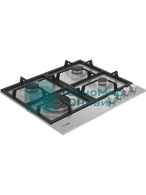 Газовая варочная панель Indesit THPM 642 W/IX/I, нержавеющая сталь