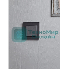 Рамка 1-местная IEK BRITE РУ-1-2-БрСе стекло серый