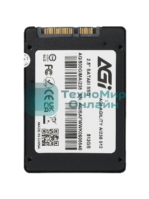 Накопитель SSD AGi 512Gb AI238 2.5