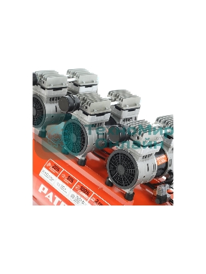 Компрессор поршневой безмасляный Patriot WO 100-440, 440 л/мин, 8 бар, 2500 Вт, 100 л, быстросъем и 