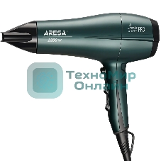 Фен ARESA AR-3218 зеленый, 2200 Вт, ионизация
