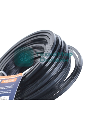 Леска PATRIOT D 4,0 мм L 12 м (квадрат, черный) 400-12-5, картонный подвес