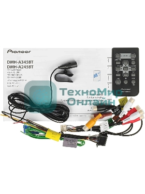 Автомагнитола Pioneer DMH-A245BT, 2 DIN, 6.2