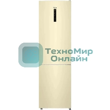 Холодильник Haier CEF538CCG бежевый двухкамерный 263/105л морозилка снизу, No Frost