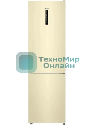 Холодильник Haier CEF538CCG бежевый двухкамерный 263/105л морозилка снизу, No Frost