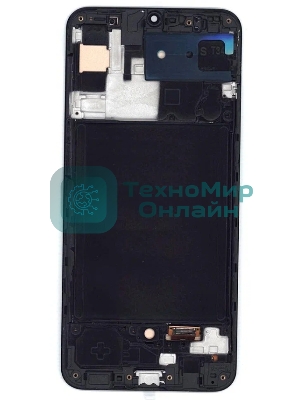 Дисплей для Samsung Galaxy A30S SM-A307F в сборе с тачскрином и рамкой (TFT), черный