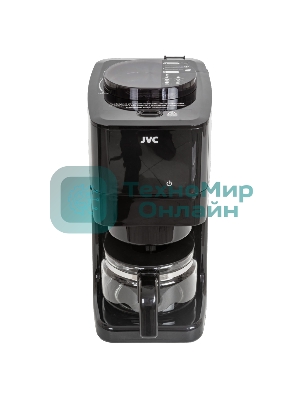 Кофеварка капельная JVC JK-CF37 черный, зерновой/молотый, 0.6 л, 730 Вт