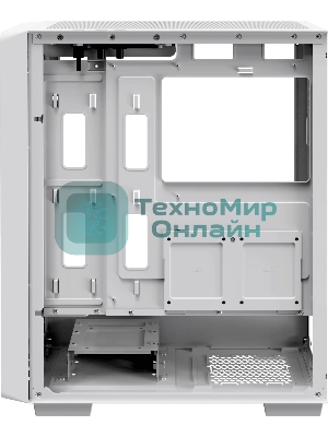 Компьютерный корпус Ocypus Gamma C60 WH ATX/win/white/no PSU/Tempered Glass