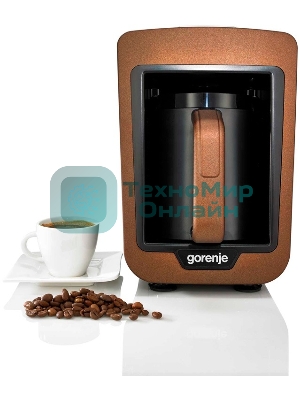 Кофеварка Gorenje ATCM730T медный/черный, исп. кофе - молотый, 0.27 л, 730 Вт.