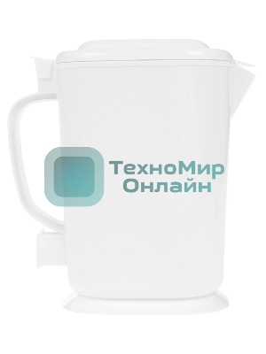 Чайник электрический Мастерица ЭЧ-1,0/0,8-220 1л, пластик, сиреневый прозрачный