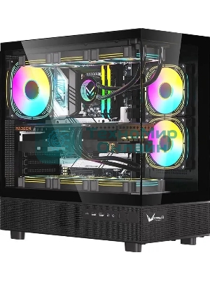 Компьютерный корпус AeroCool/Formula Crystal Z8 черный без БП ATX 9x120мм 7x140мм 1xUSB2.0 1xUSB3.0 1xUSB3.1 audio bott PSU