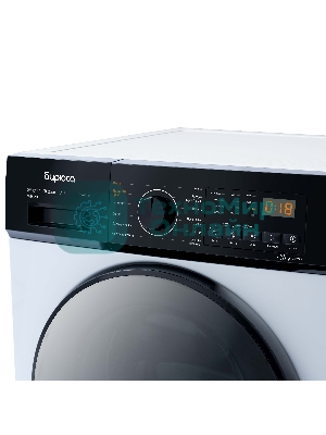 Стирально-сушильная машина Бирюса WMD-SM812/03 белая, загрузка фронтальная 8 кг, 1200 об/мин., класс: A+++