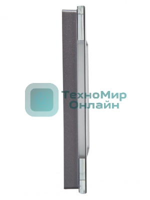 Рамка 1-местная IEK BRITE РУ-1-2-БрСе стекло серый