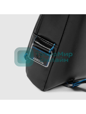 Рюкзак слинг мужской Piquadro Blue Square CA6898B2/N черный кожа