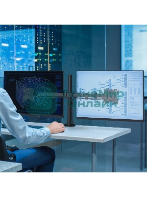 Кронштейн ONKRON D221E для двух мониторов 13