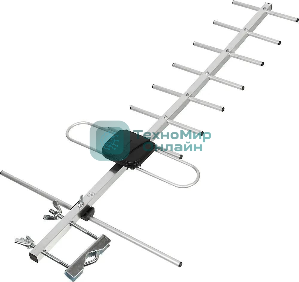 Антенна телевизионная Hyundai H-TAE140 11дБ пассивная серебристый