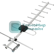 Антенна телевизионная Hyundai H-TAE140 11дБ пассивная серебристый