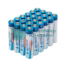 Батарейки солевые Gembird GB-R03P-24B, тип AAA, 24шт, коробка