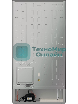 Холодильник Gorenje NRR9185EAXLWD серебристый двухкамерный 353/191л морозилка снизу, No Frost, Side by Side