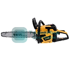 Пила цепная бензиновая Denzel DS-5218, шина 45 см, 52см3, 3 л.с., шаг 0,325, паз 1,5 мм, 72 зв