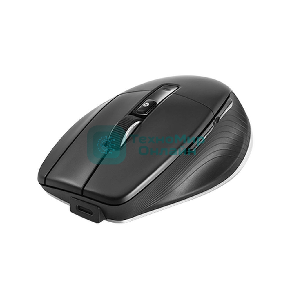 Мышь беспроводная/проводная 3Dconnexion CadMouse Pro Wireless, RTL, Right hand (341450) (3DX-700116) черный, 7200 dpi, радиоканал, Bluetooth, USB, кнопки - 7