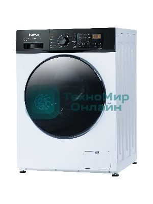Стирально-сушильная машина Бирюса WMD-SM812/03 белая, загрузка фронтальная 8 кг, 1200 об/мин., класс: A+++