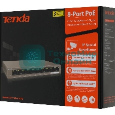 Коммутатор Tenda TEF1110P-8-102W 8PORT 100M 8POE
