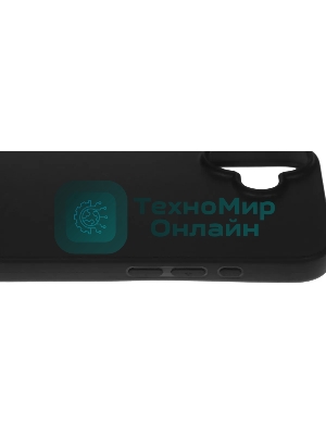 Чехол (клип-кейс) BoraSCO для Apple iPhone 16 Plus Silicone Case черный (73521)