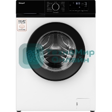Стиральная машина Weissgauff WM 45106 Steam белая, загрузка фронтальная 6кг, 1000 об/мин., класс: A+