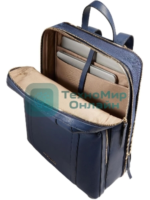 Рюкзак женский Piquadro Circle CA6216W92/BLU4 синий кожа