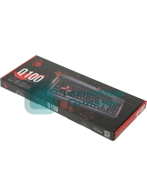 Клавиатура проводная A4Tech Bloody Q100 USB черный