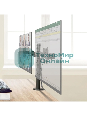 Кронштейн ONKRON D221E для двух мониторов 13