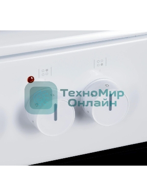 Плита электрическая Hansa FCEW53000 белый, конфорок 4 шт, духовка 68 л, 50 см x 85 см x 60 см