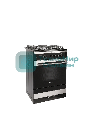 Плита газовая Gefest ПГ 6500-04 0169 черный, конфорок 4 шт, духовка 52 л, 60 см x 85 см x 60 см
