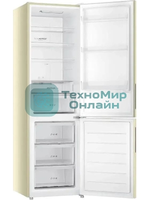 Холодильник Haier CEF538CCG бежевый двухкамерный 263/105л морозилка снизу, No Frost
