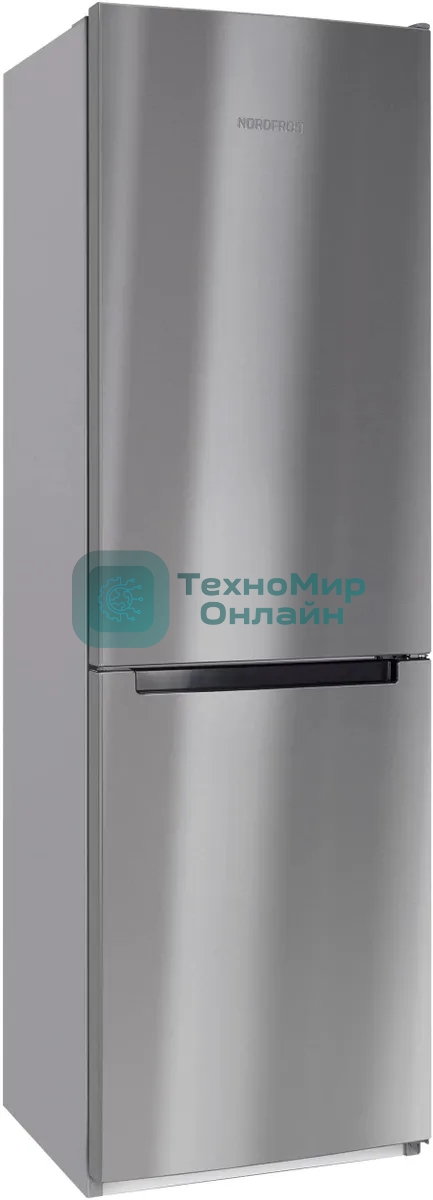 Холодильник Nordfrost NRB 162NF X нержавеющая сталь двухкамерный 205/105 л морозилка снизу
