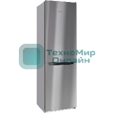Холодильник Nordfrost NRB 162NF X нержавеющая сталь двухкамерный 205/105 л морозилка снизу