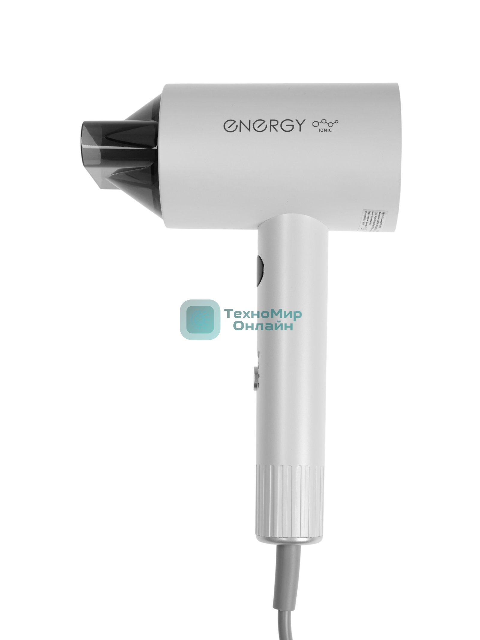 Фен Energy EN-856 белый, 1600 Вт, ионизация