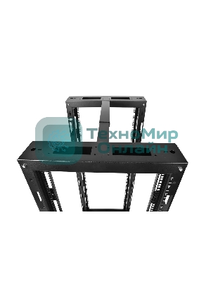 Стойка телекоммуникационная универсальная 42U двухрамная, черный