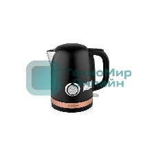 Чайник электрический BRAYER BR1005BK 2200 Вт.1.7 л, STRIX, сталь окраш, термометр, черный