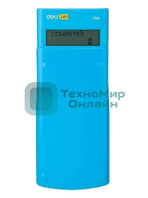 Калькулятор научный Deli E1710A/BLU синий 10+2-разр.