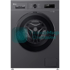 Стиральная машина LG F2Y1WS6J темно-серый, загрузка фронтальная 6,5 кг, 1200 об/мин., класс: A