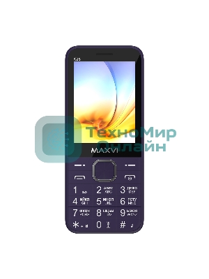 Мобильный телефон Maxvi K28 32/32Mb фиолетовый