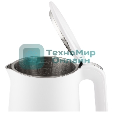 Чайник Energy E-216 1.7 л, белый, двойной корпус (164156)